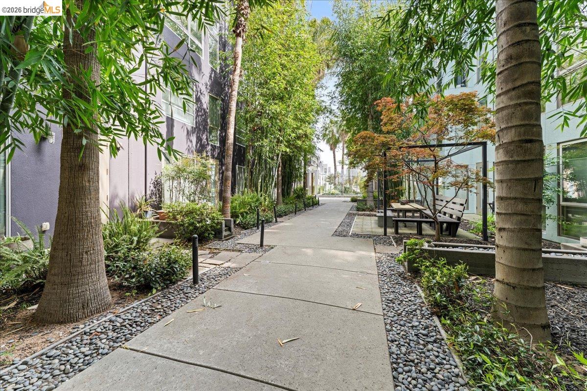 1201 Pine Street, Unit 354 Oakland, CA 94607 - Photo 15 of 26 a pathway of a house with a yard