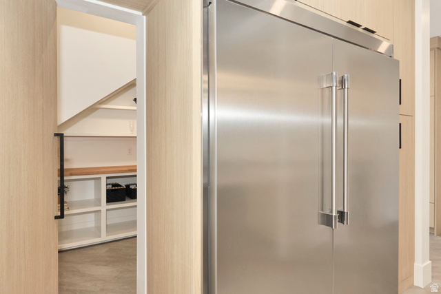 1306 East Victor Lane Draper, UT 84020 - Photo 19 of 60 Kitchen view of built in refrigerator