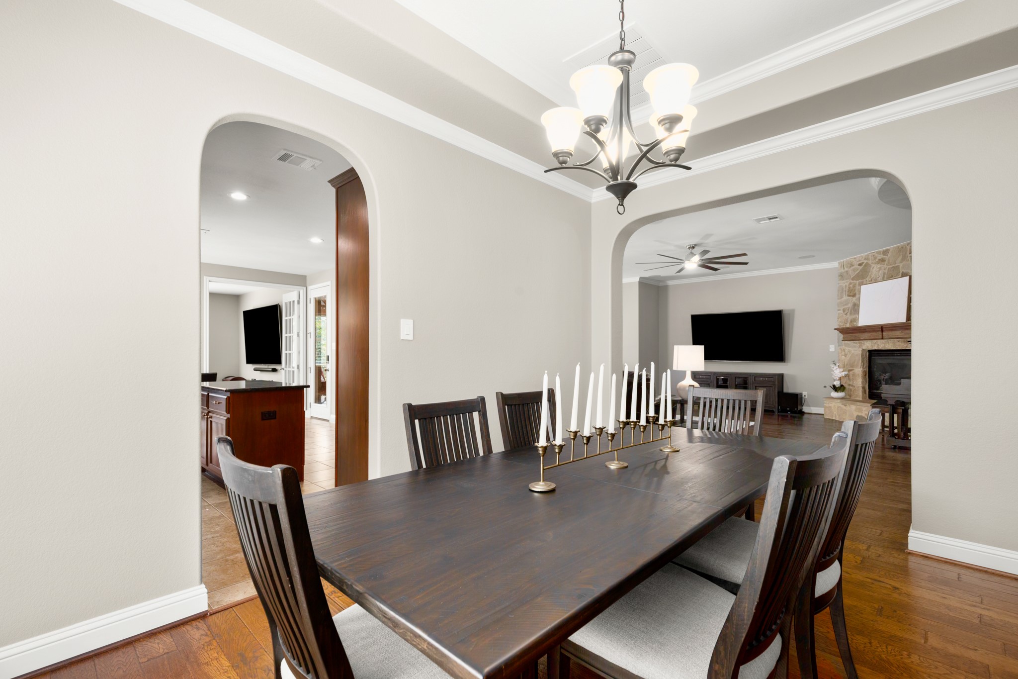 502 Spring Arbor Lane Cedar Park, TX 78613 - Photo 13 of 40 The formal dining room offers direct access to the kitchen making it easy to serve meals.