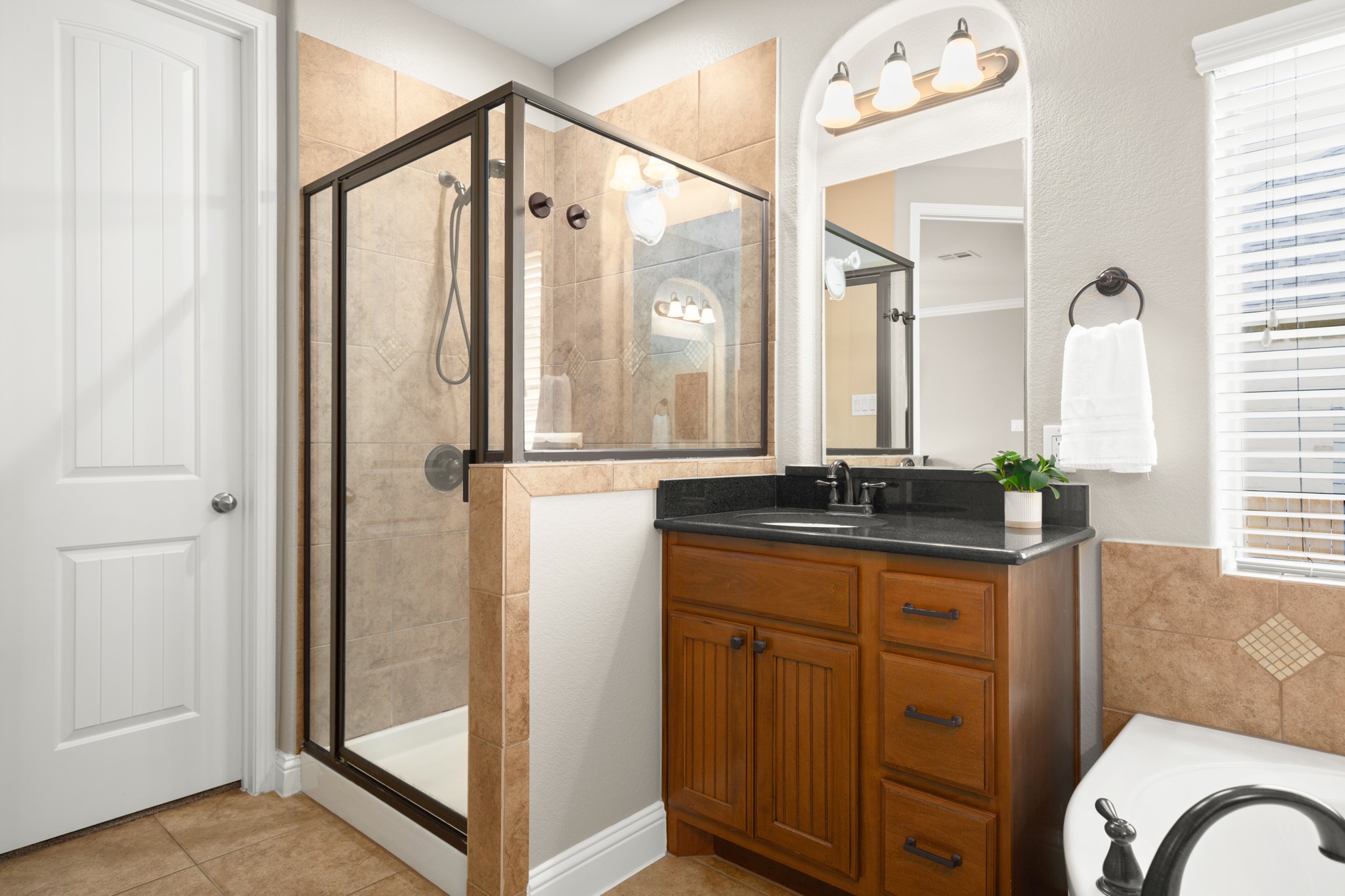 502 Spring Arbor Lane Cedar Park, TX 78613 - Photo 22 of 40 The ensuite bath also offers a separate walk-in shower, a large walk-in closet, and a private toilet.