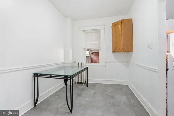 a room with storage and utility