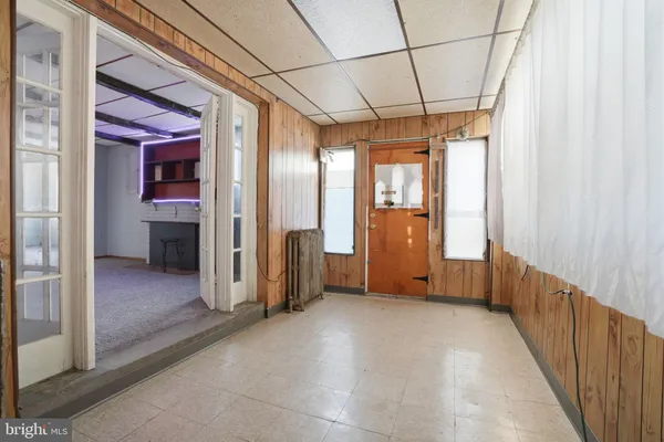 a view of gallery with window