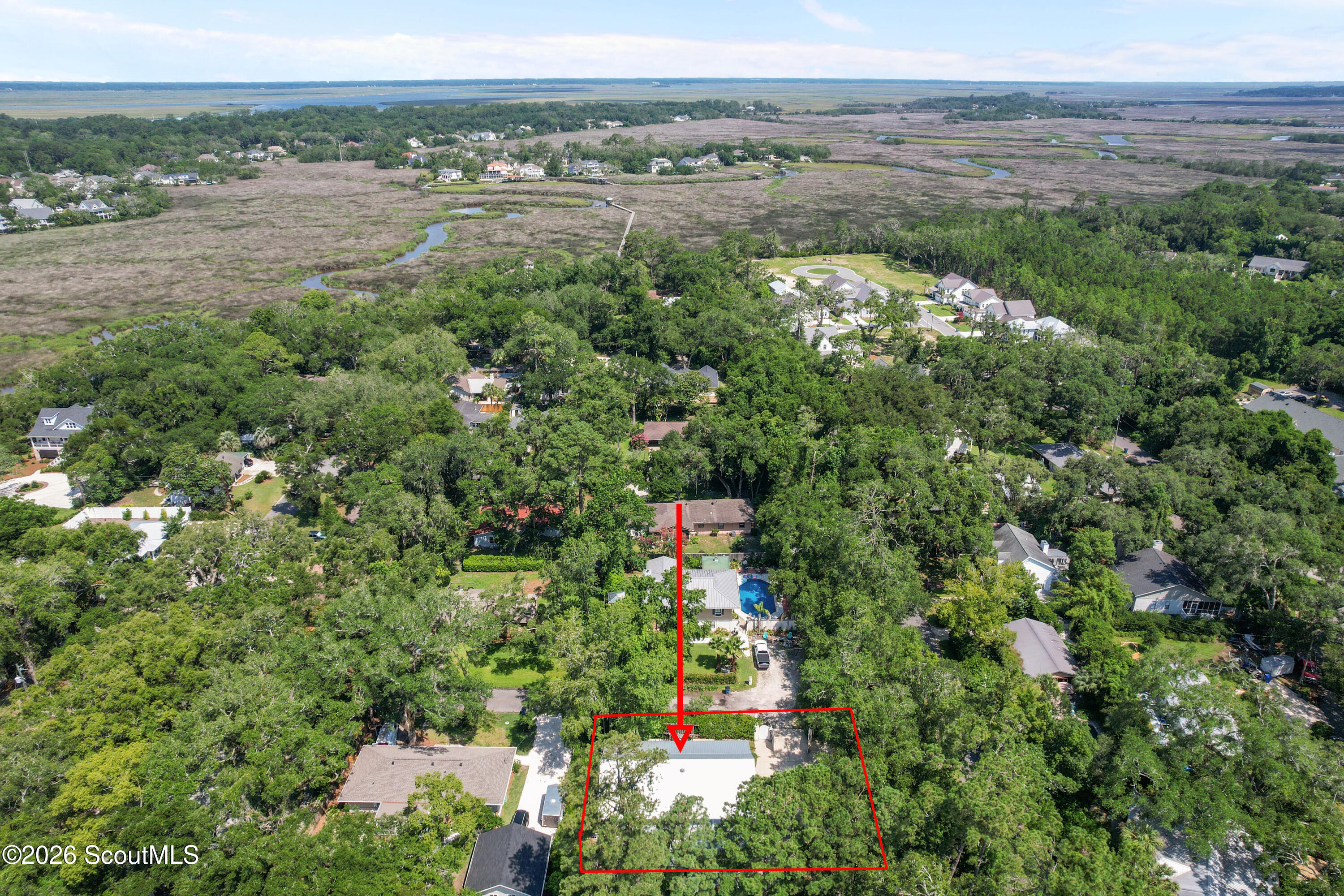104 Sapelo Street St. Simons Island, GA 31522 - Photo 42 of 45 Location and large lot