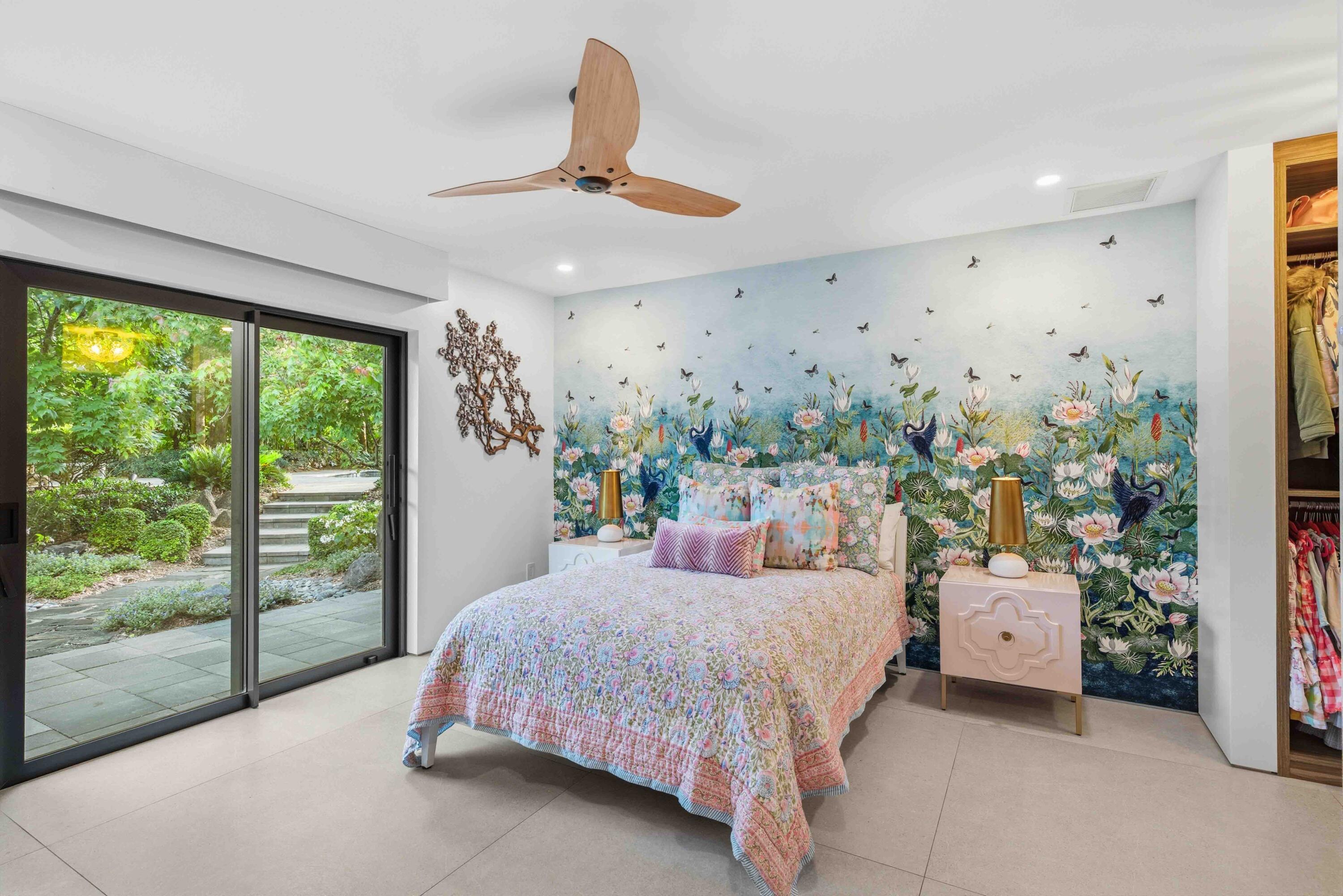 18660 Long Lake Drive Boca Raton, FL 33496 - Photo 43 of 75 a bedroom with a bed and a large window