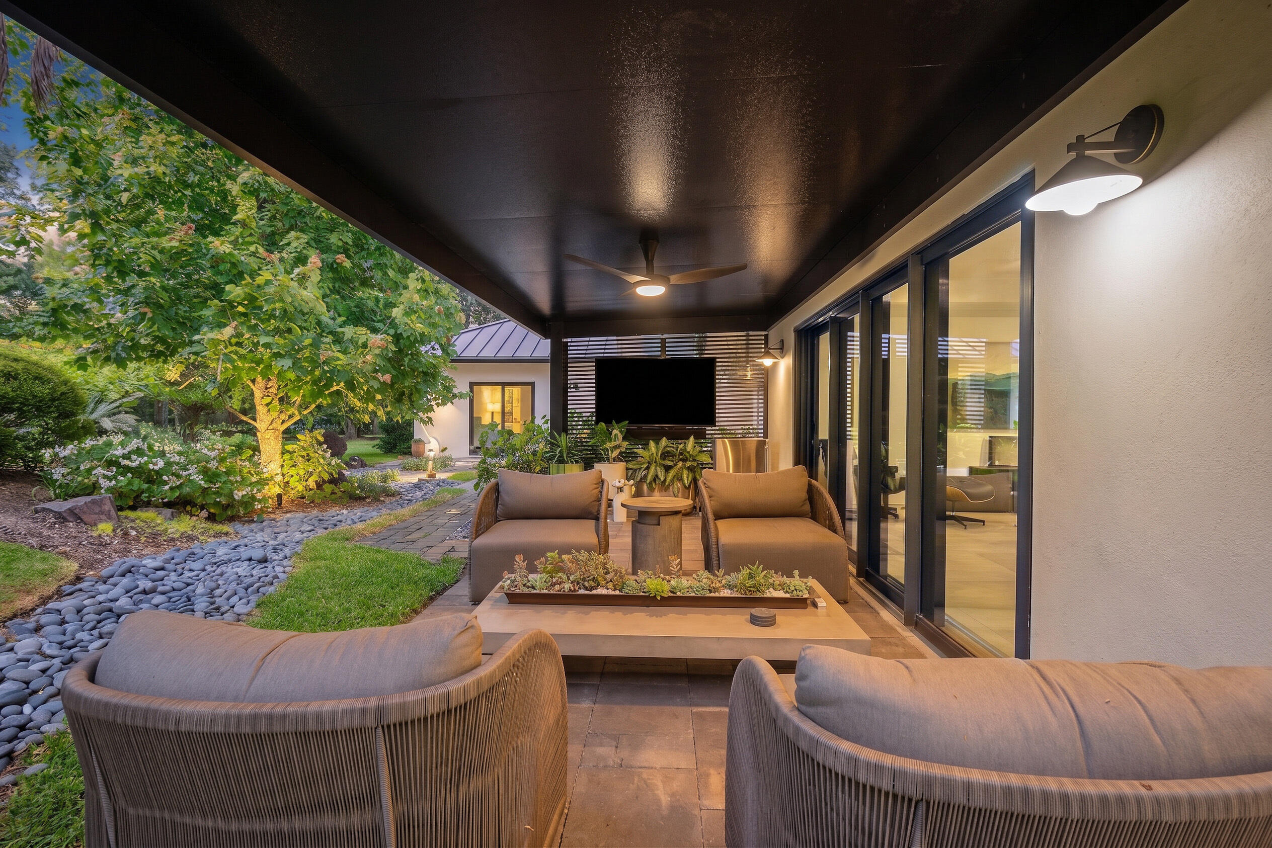 18660 Long Lake Drive Boca Raton, FL 33496 - Photo 75 of 75 a outdoor space with patio fireplace furniture and garden
