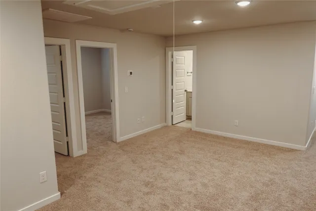 a view of walk in closet
