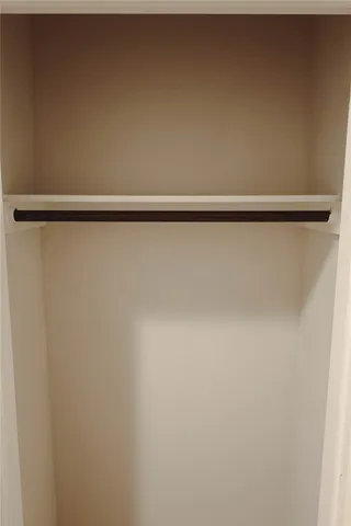 a close up view of racks on the wall