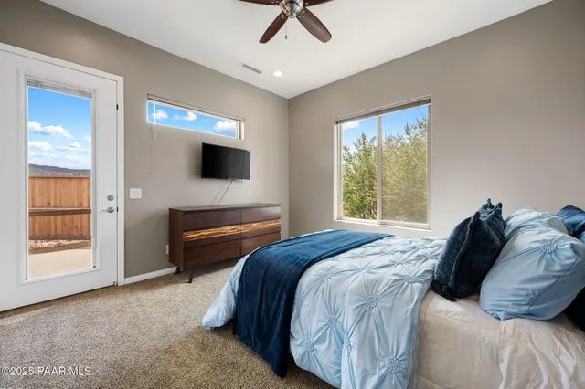 a view of a city with an ocean beach