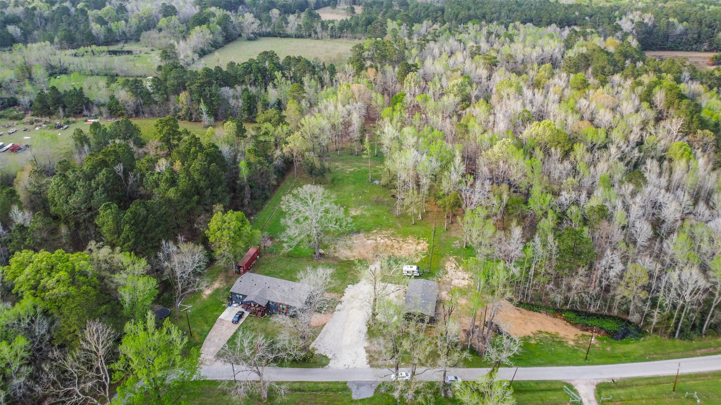 17700 Fregia Road Hull, TX 77564 - Photo 2 of 42 10 Acre Homesite with 2 houses