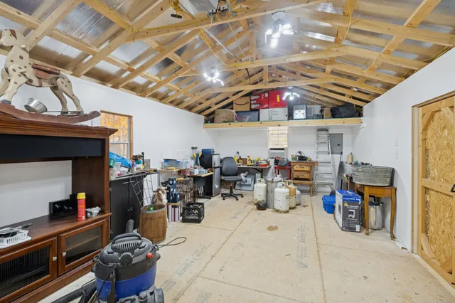 a view of storage and utility room