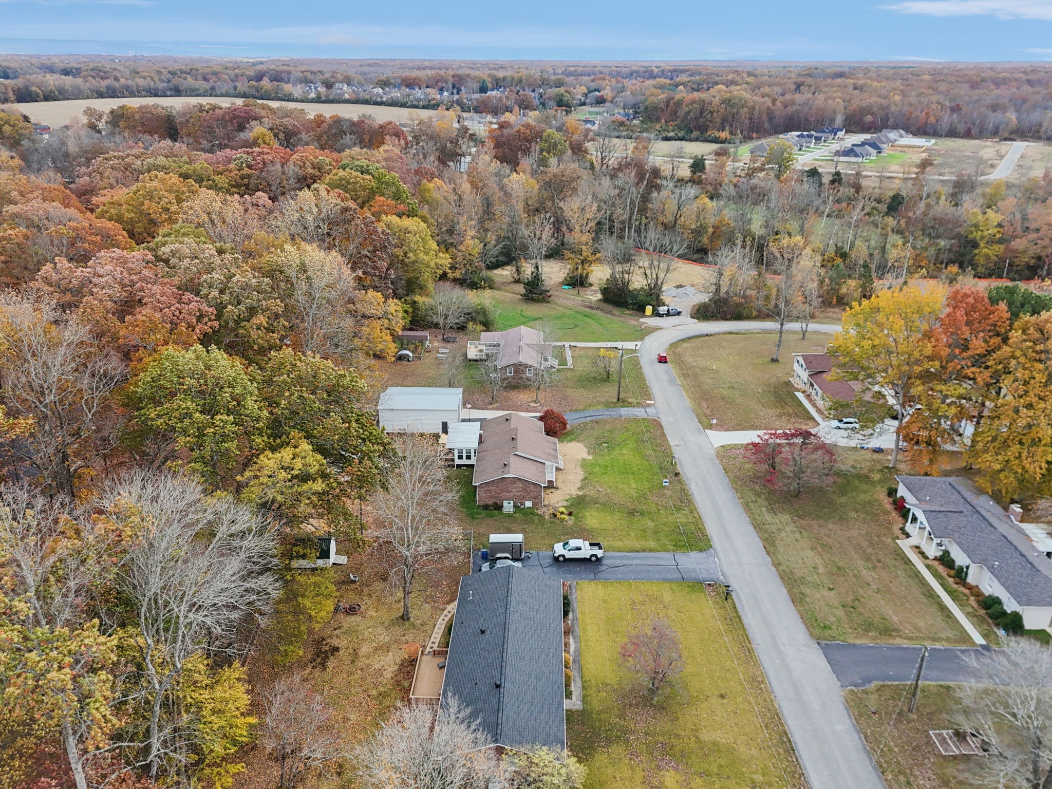 272 Belmar Circle Manchester, TN 37355 - Photo 56 of 56 an aerial view of residential houses with outdoor space