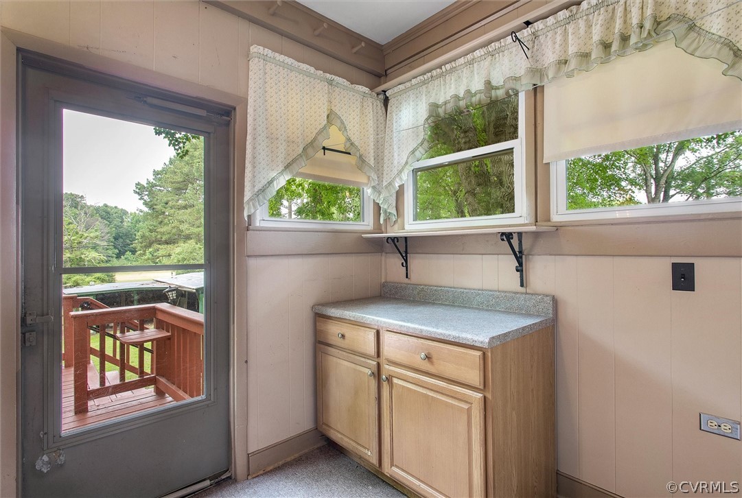 19384 Beaver Dam Road Beaverdam, VA 23015 - Photo 15 of 35 Laundry/utility room view to door to deck