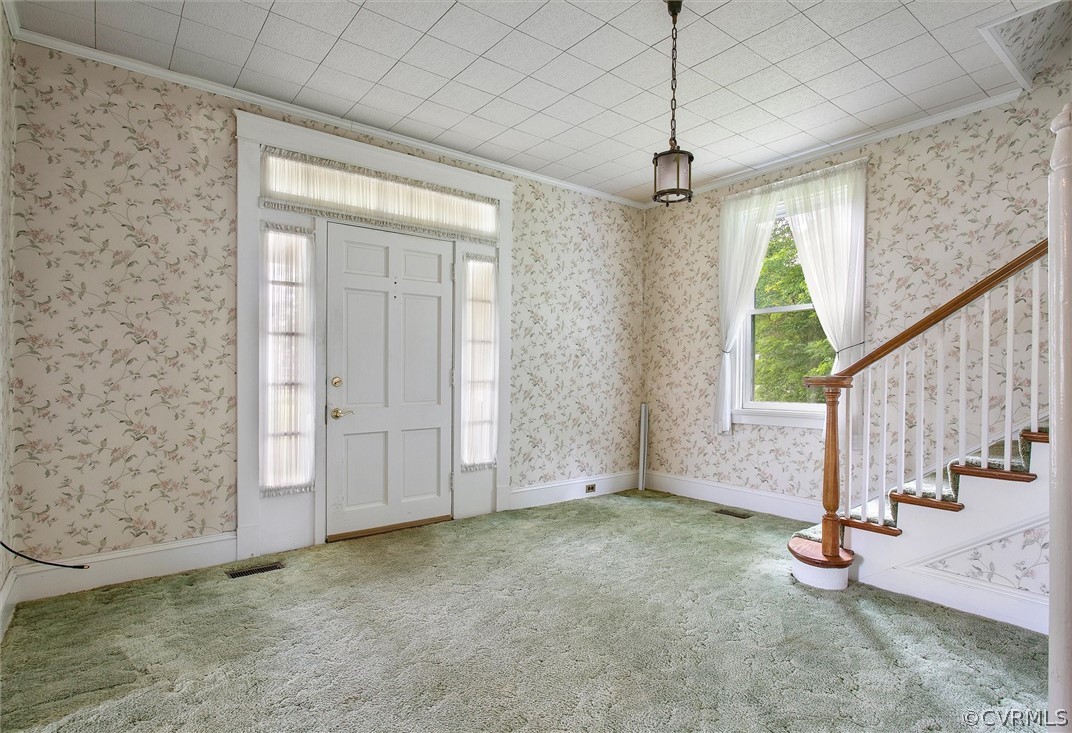 19384 Beaver Dam Road Beaverdam, VA 23015 - Photo 5 of 35 Foyer/entry area view to stairs to second level