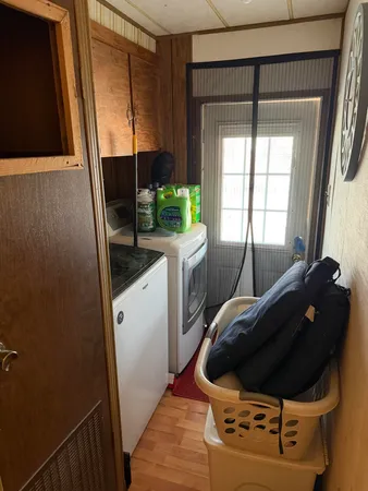 with white cabinets
