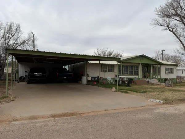 a view of a house with a patio