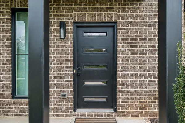 a view of a door