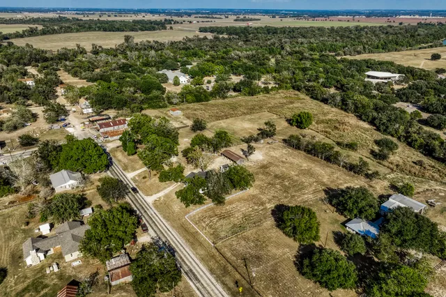 a view of a city with an ocean beach
