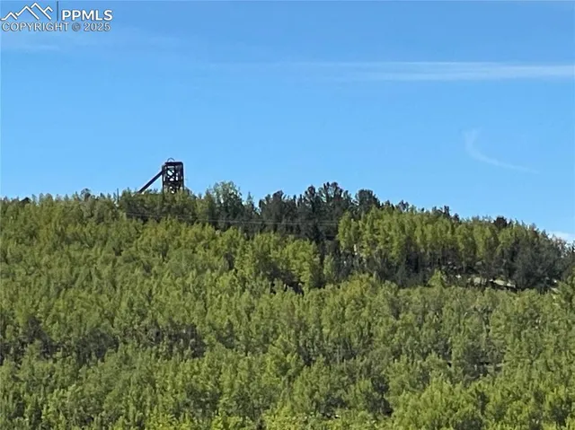 a view of city and mountain