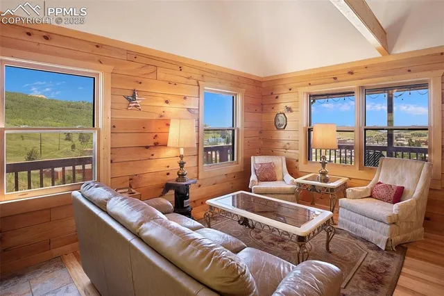 a outdoor living room with furniture