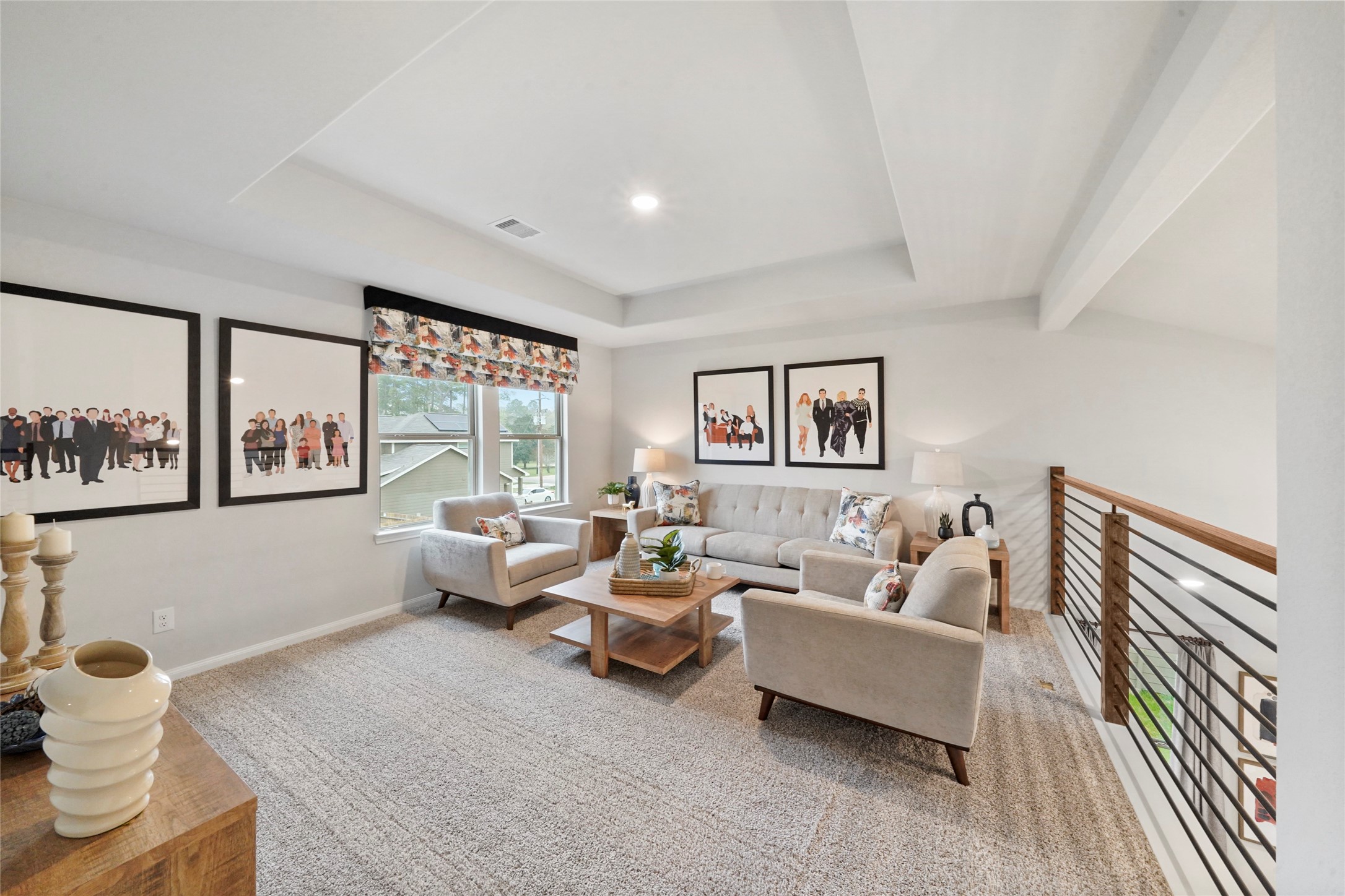 604 Danielle Dayton, TX 77535 - Photo 27 of 34 a living room with furniture and a large window