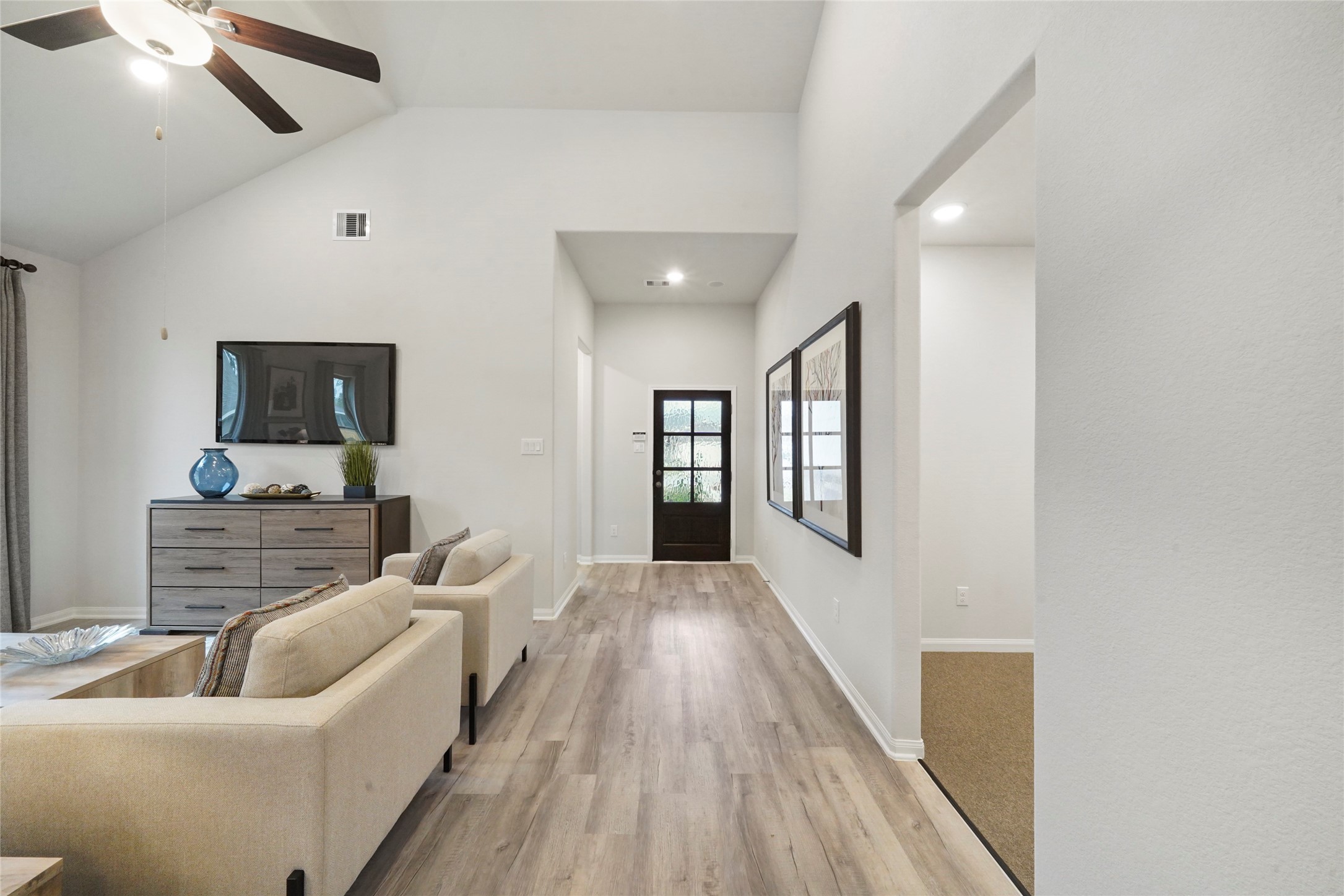 604 Danielle Dayton, TX 77535 - Photo 3 of 34 a living room with furniture and a couch