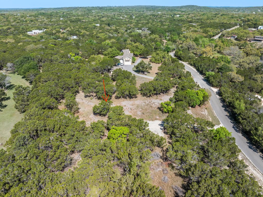 716 Ridge Oak Drive Wimberley, TX 78676 - Photo 11 of 16 an aerial view of residential houses with outdoor space and trees