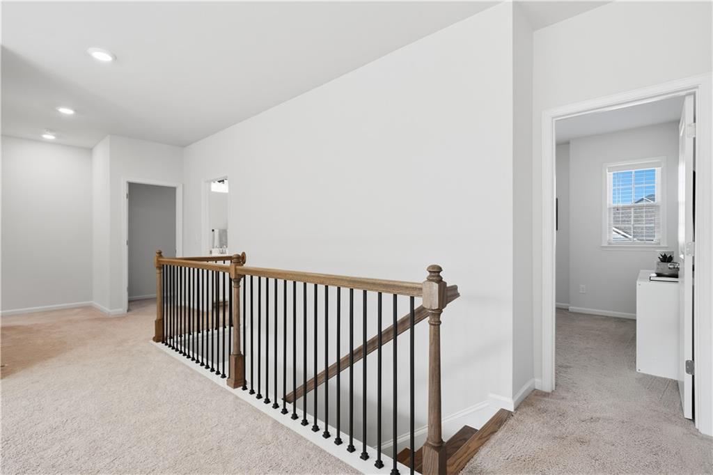 462 Carmichael Circle Canton, GA 30115 - Photo 29 of 70 a view of a hallway with closet and entryway