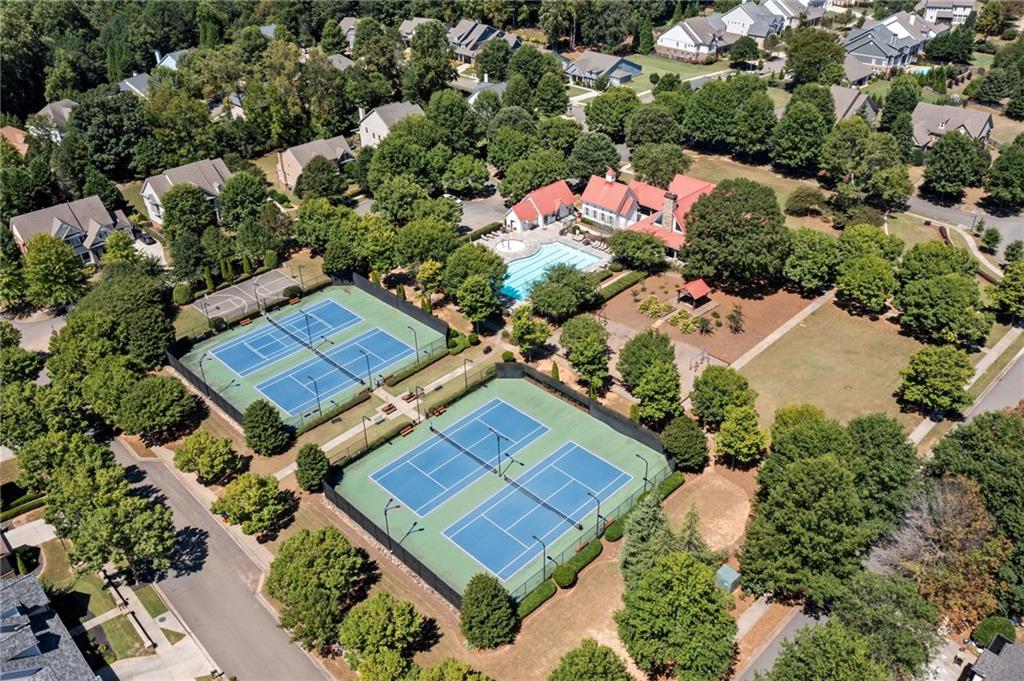 462 Carmichael Circle Canton, GA 30115 - Photo 62 of 70 an aerial view of a house with a yard
