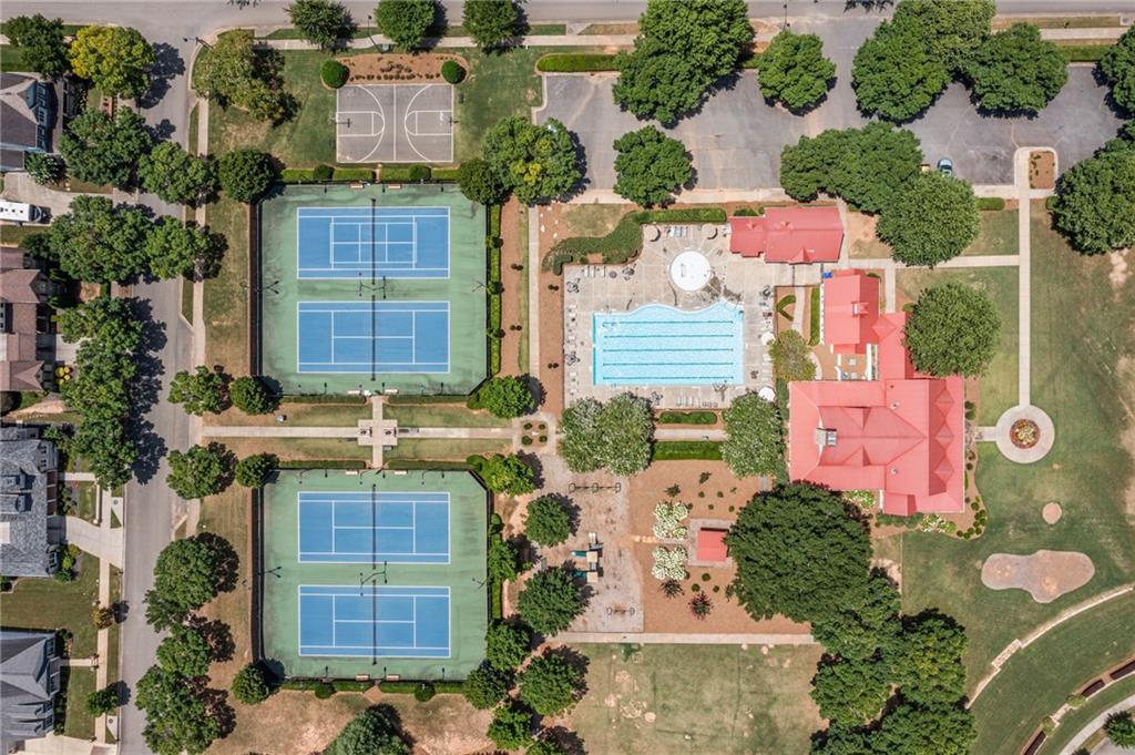 462 Carmichael Circle Canton, GA 30115 - Photo 67 of 70 an aerial view of multiple houses
