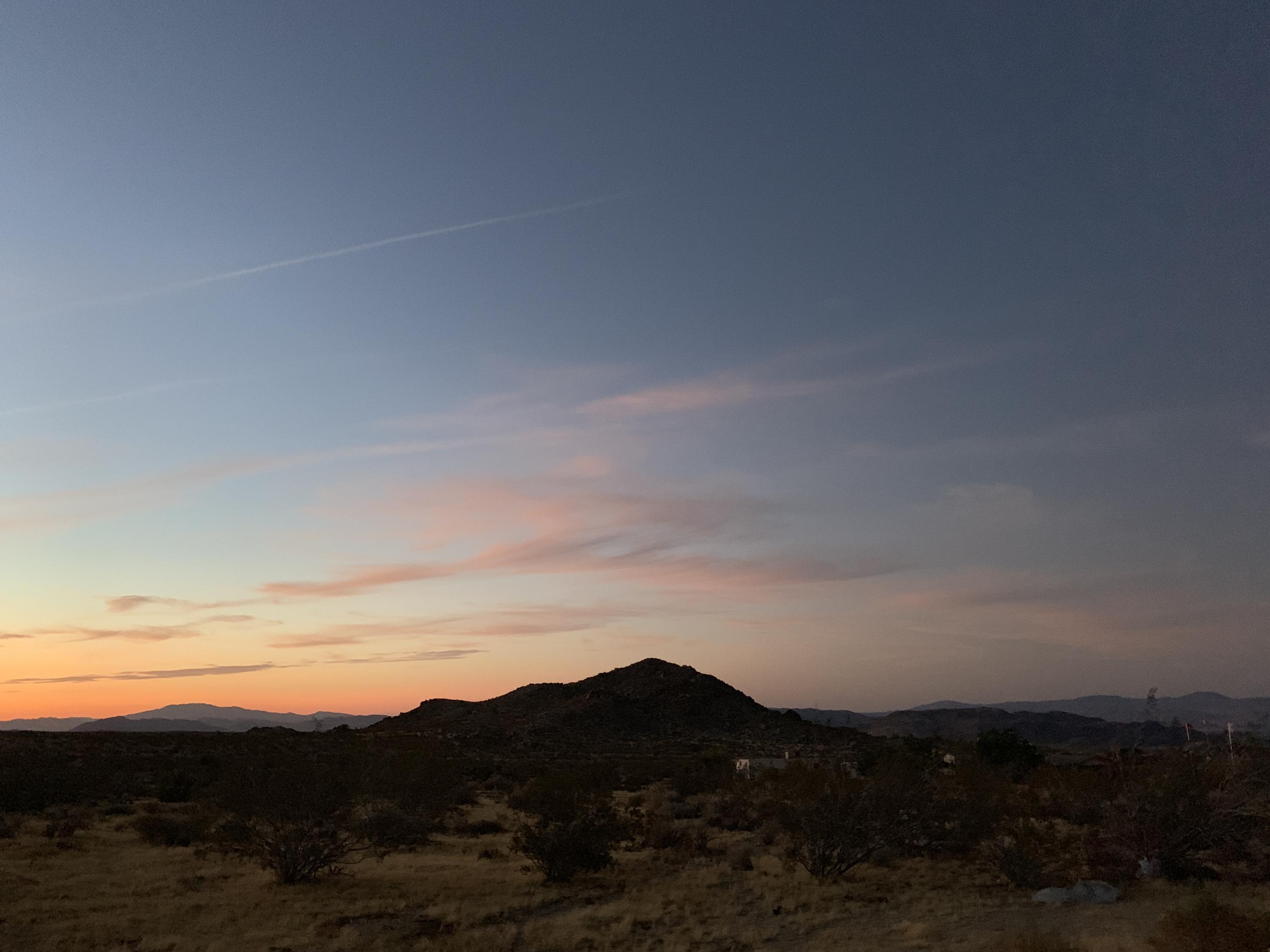 54836 Alderman Road Landers, CA 92285 - Photo 29 of 32 a view of sunset and a mountain