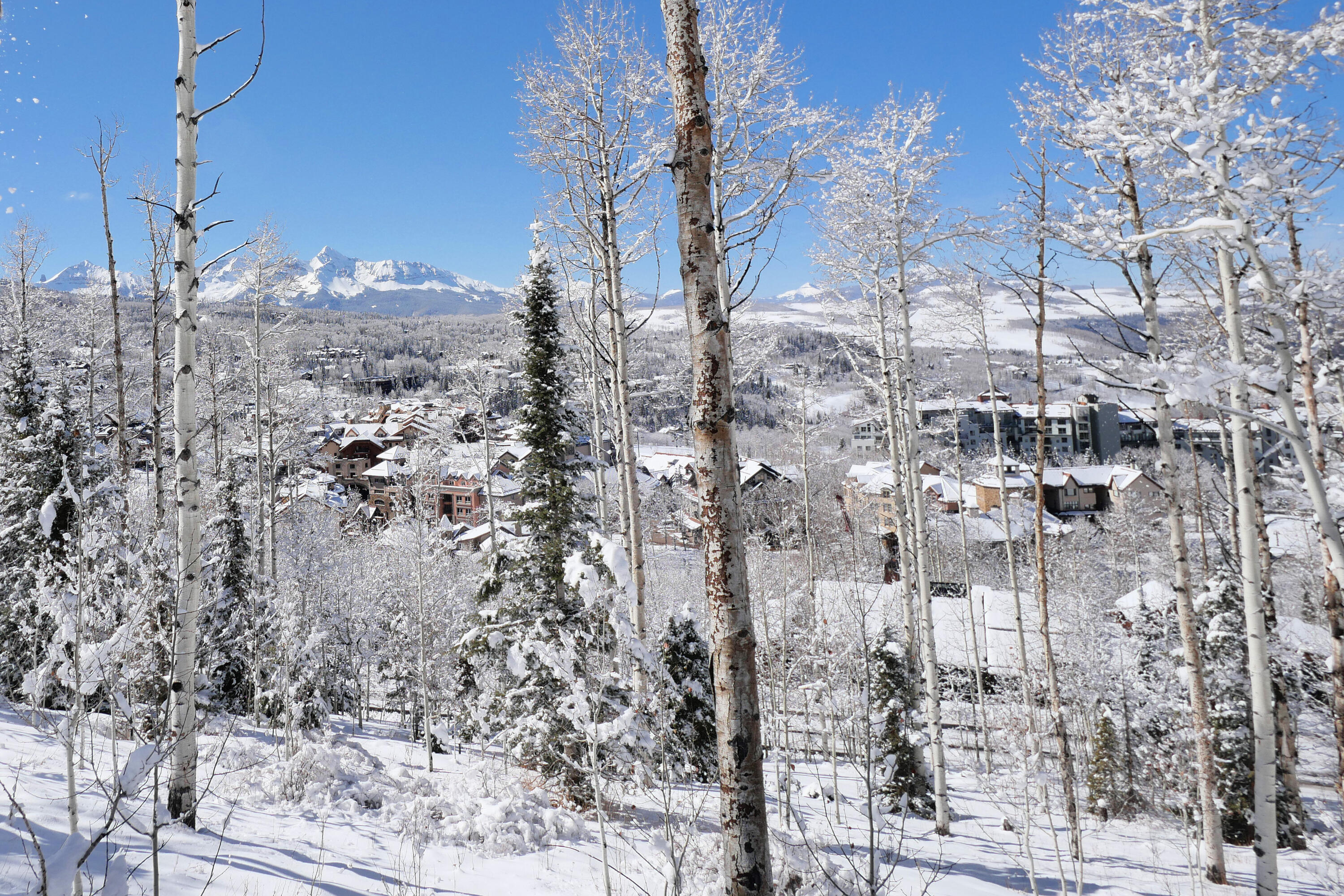 Tbd Granite Ridge Drive Telluride, CO 81435 - Photo 3 of 12 a view of a city with tall buildings