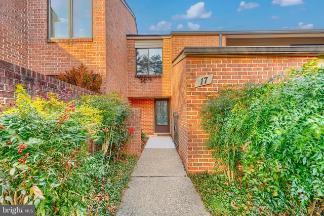 a view of a pathway both side of house