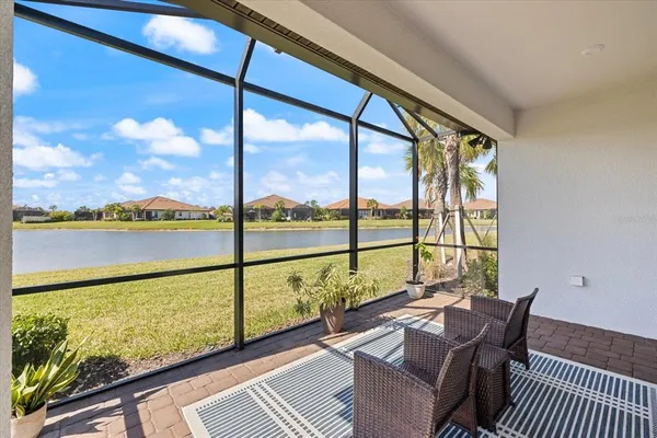 a view of a city from a balcony