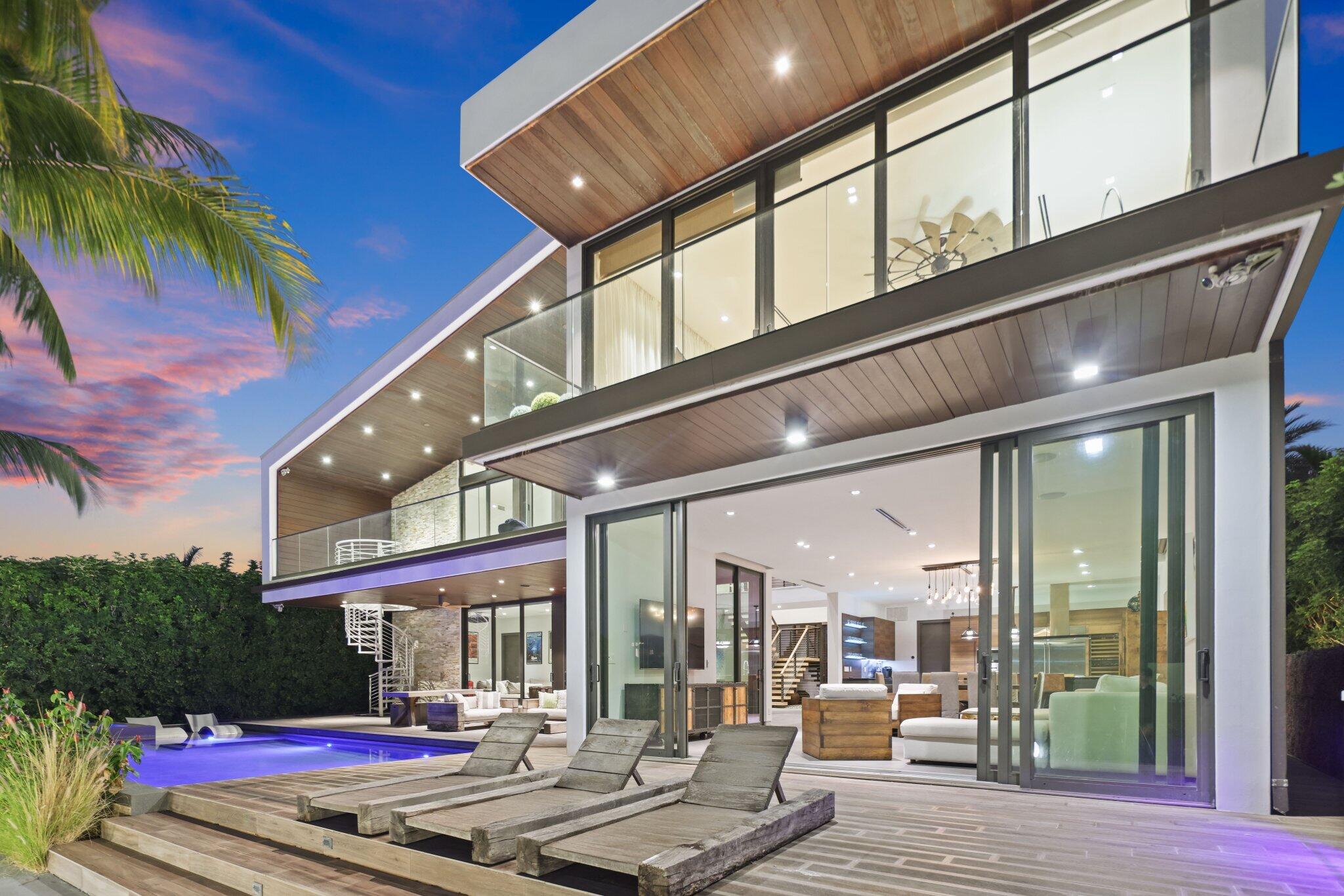 830 Northeast 71st Street Boca Raton, FL 33487 - Photo 20 of 74 Twilight Photography