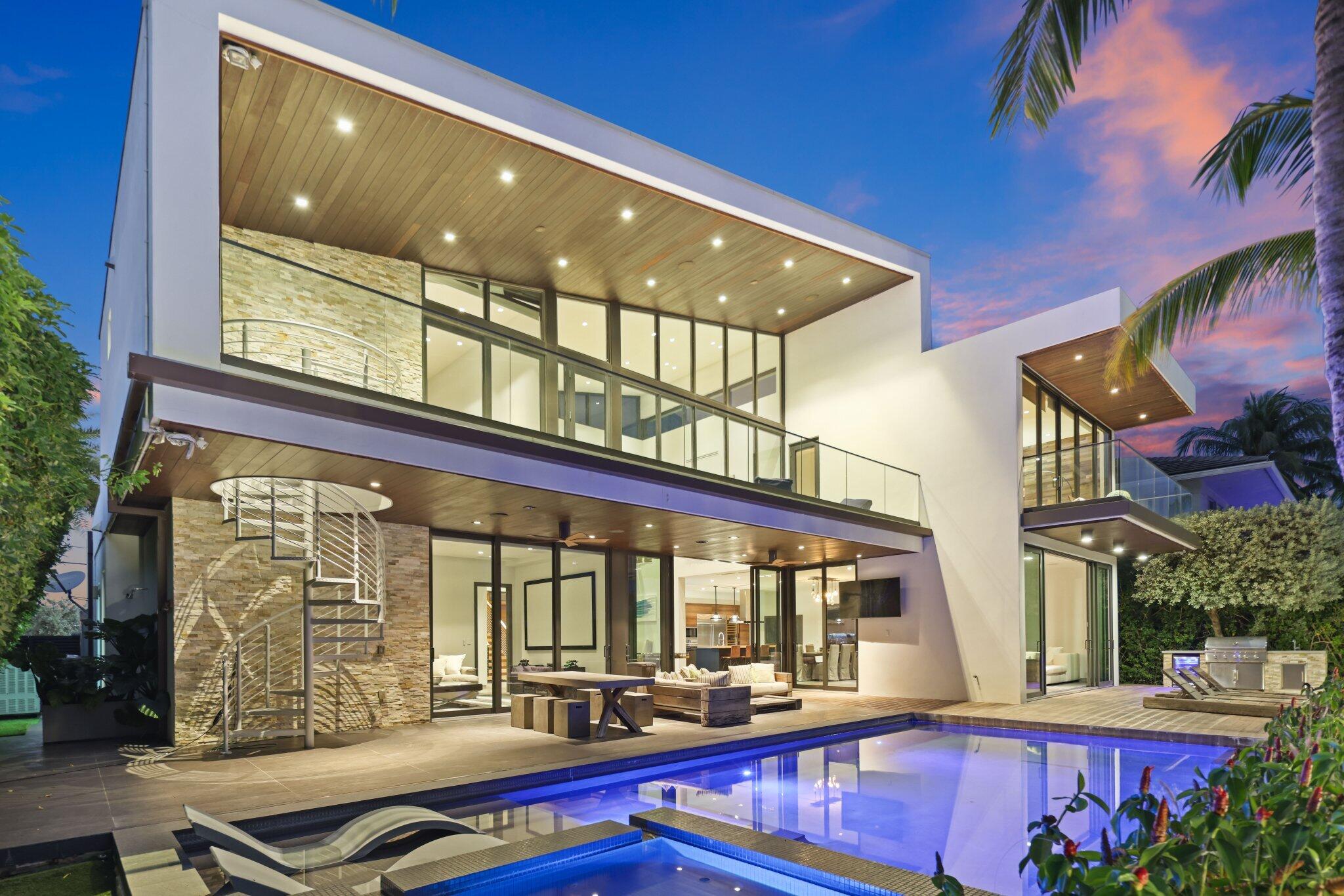 830 Northeast 71st Street Boca Raton, FL 33487 - Photo 2 of 74 Twilight Photography