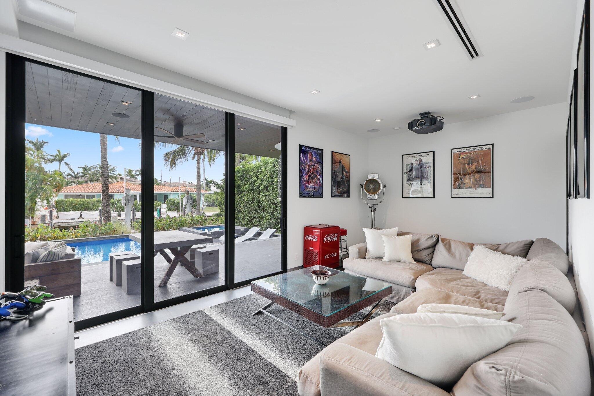 830 Northeast 71st Street Boca Raton, FL 33487 - Photo 24 of 74 bedroom 5/club roomMedia Room