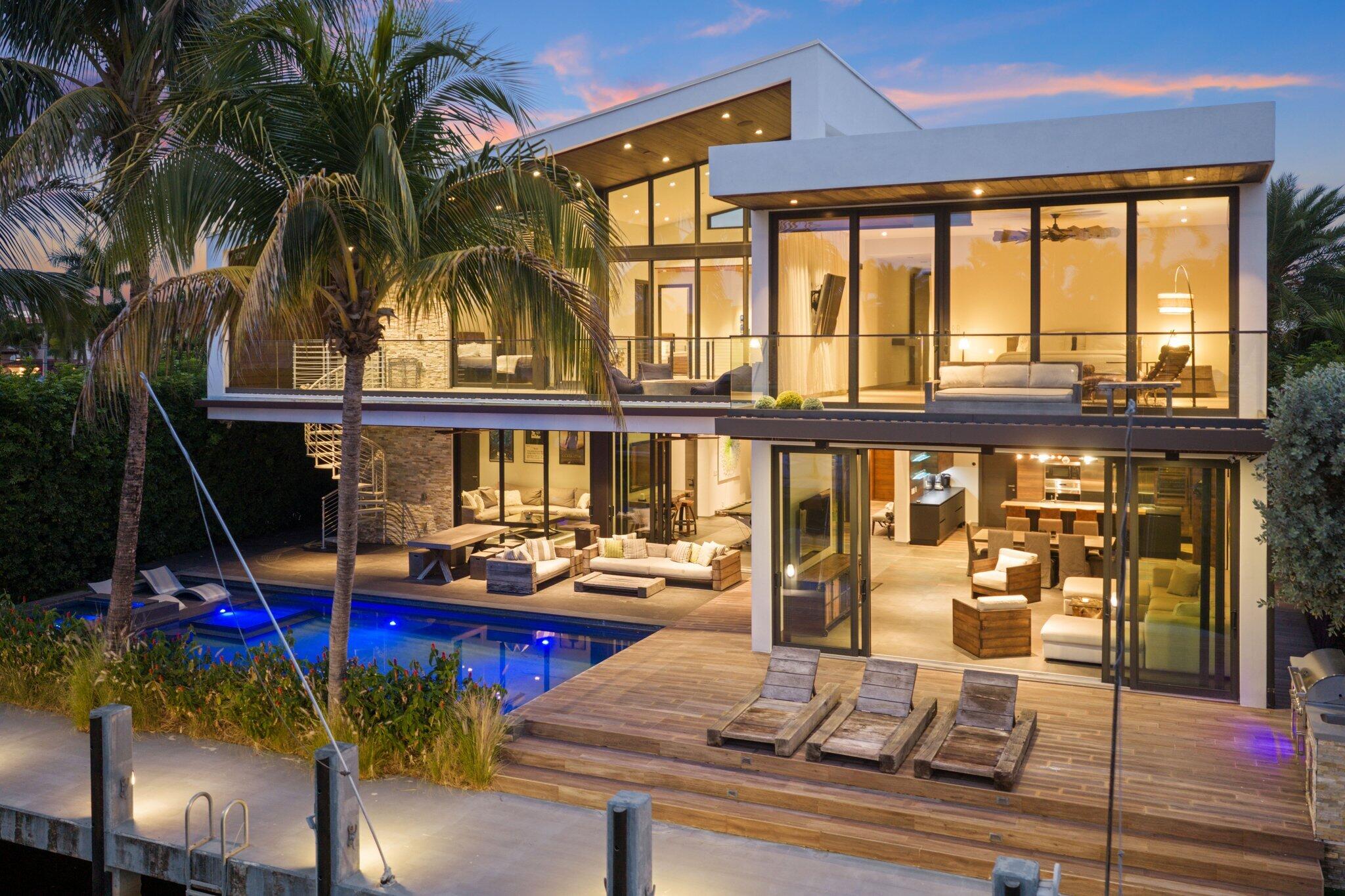 830 Northeast 71st Street Boca Raton, FL 33487 - Photo 3 of 74 Twilight Photography