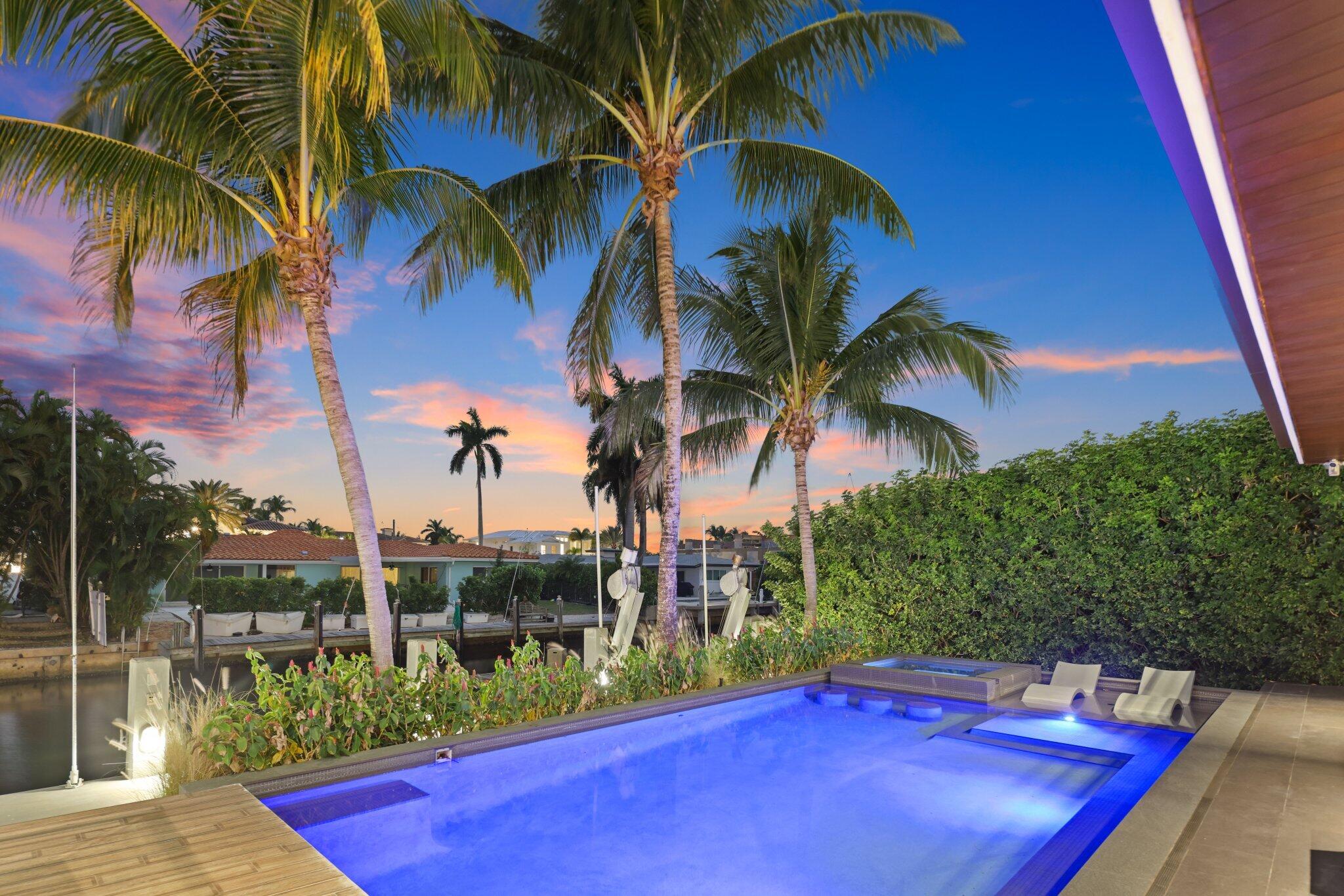 830 Northeast 71st Street Boca Raton, FL 33487 - Photo 50 of 74 Twilight Photography