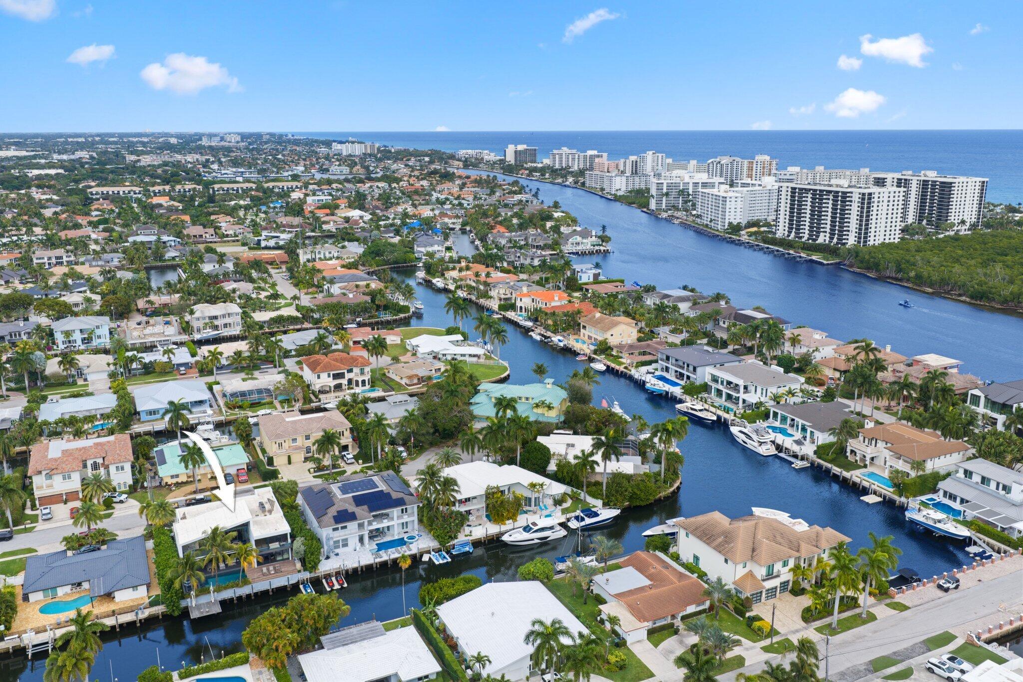 830 Northeast 71st Street Boca Raton, FL 33487 - Photo 61 of 74 Aerial View