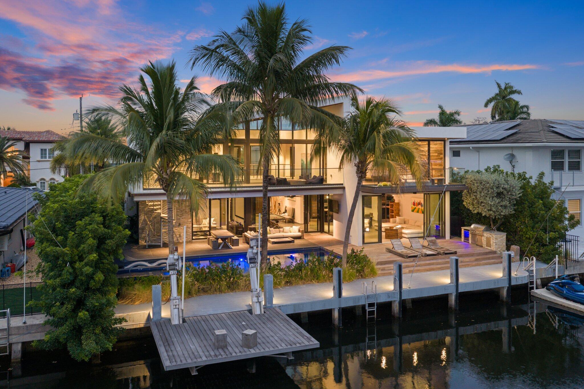 830 Northeast 71st Street Boca Raton, FL 33487 - Photo 62 of 74 Twilight Photography