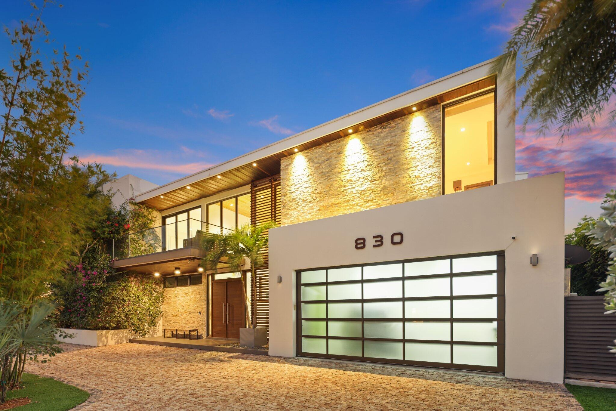 830 Northeast 71st Street Boca Raton, FL 33487 - Photo 68 of 74 Twilight Front Exterior