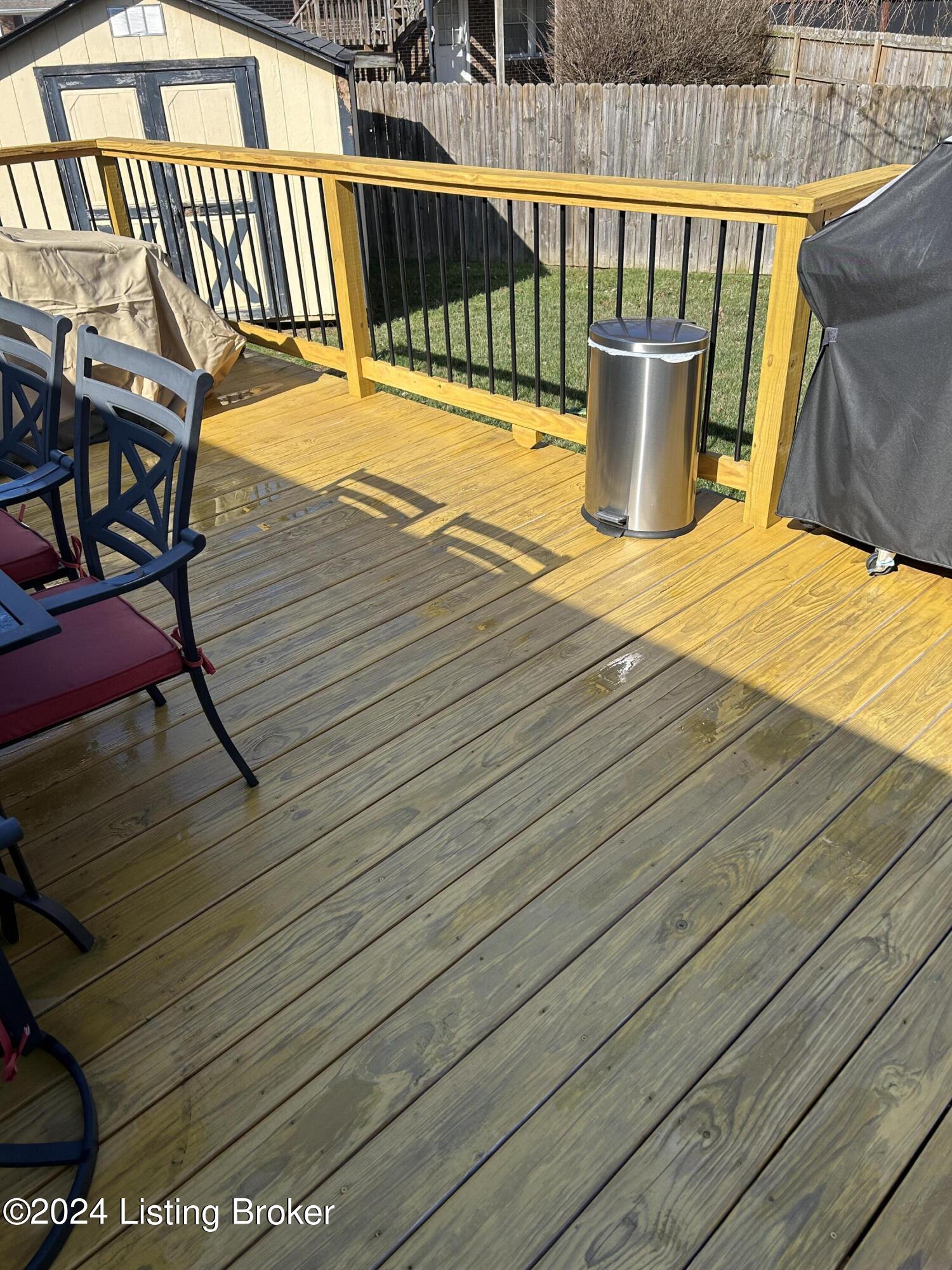8212 Rochelle Road Louisville, KY 40228 - Photo 4 of 23 Brand new deck with metal railing..