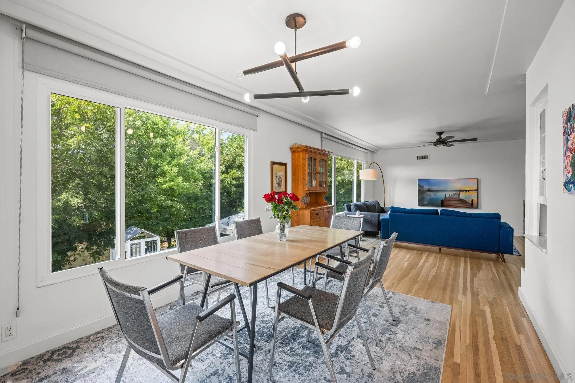7960 Normal Avenue La Mesa, CA 91941 - Photo 9 of 42 a living room with furniture and a floor to ceiling window