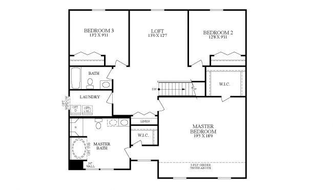 207 West Country Barn Road Houston, PA 15342 - Photo 3 of 3 2nd Floor Plan.