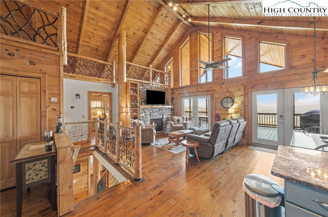 196 Eagle Nest Road Purlear, NC 28665 - Photo 12 of 36 a view of a livingroom with furniture