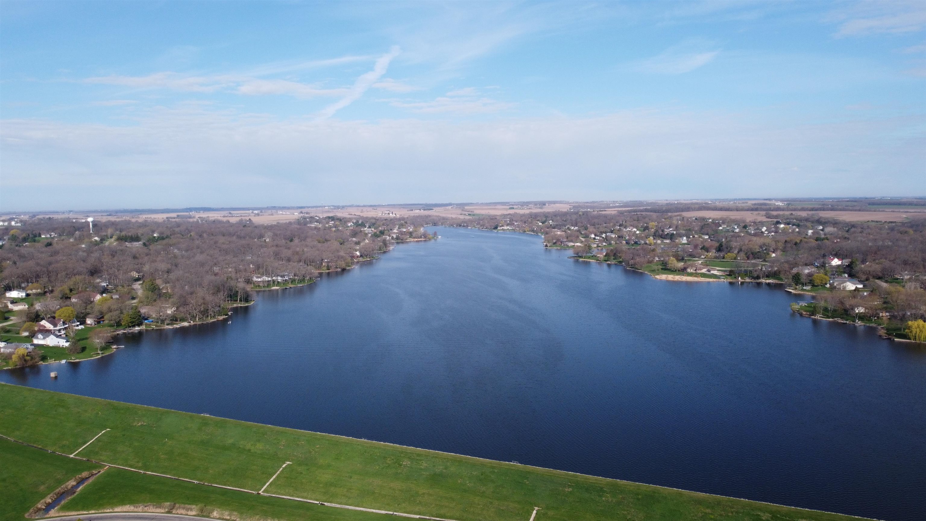 296 Forestcliff Court Davis, IL 61019 - Photo 4 of 24 an aerial view of a house with a lake view