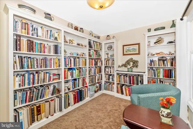 a book shelf with books and a book shelf