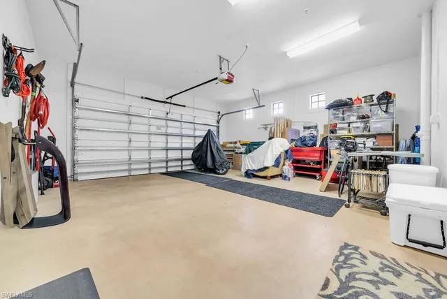 a view of a storage in a room