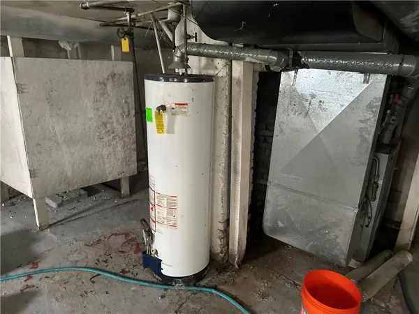 a view of water heater room