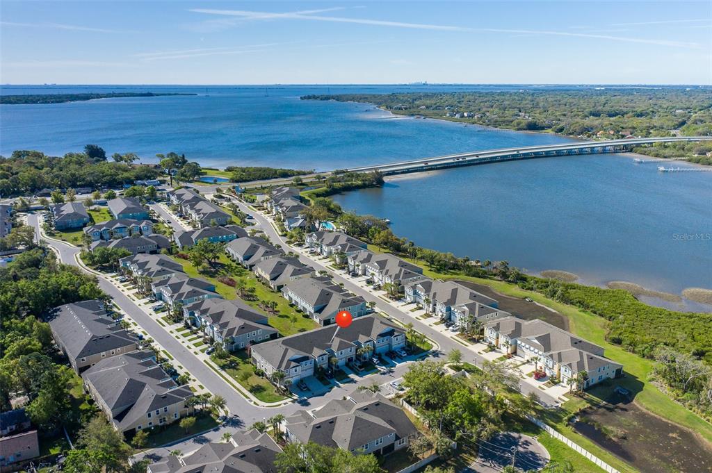 1010 Mango Court Oldsmar, FL 34677 - Photo 1 of 1 an aerial view of beach and residential houses with outdoor space